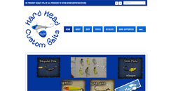 Desktop Screenshot of hardheadcustombaits.com